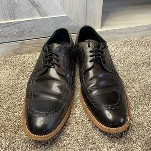 Dwight by Stacy Adams Moc Toe Oxfords Dark Brown 10